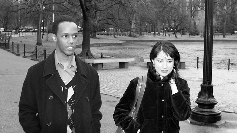 Guy And Madeline On A Park Bench
